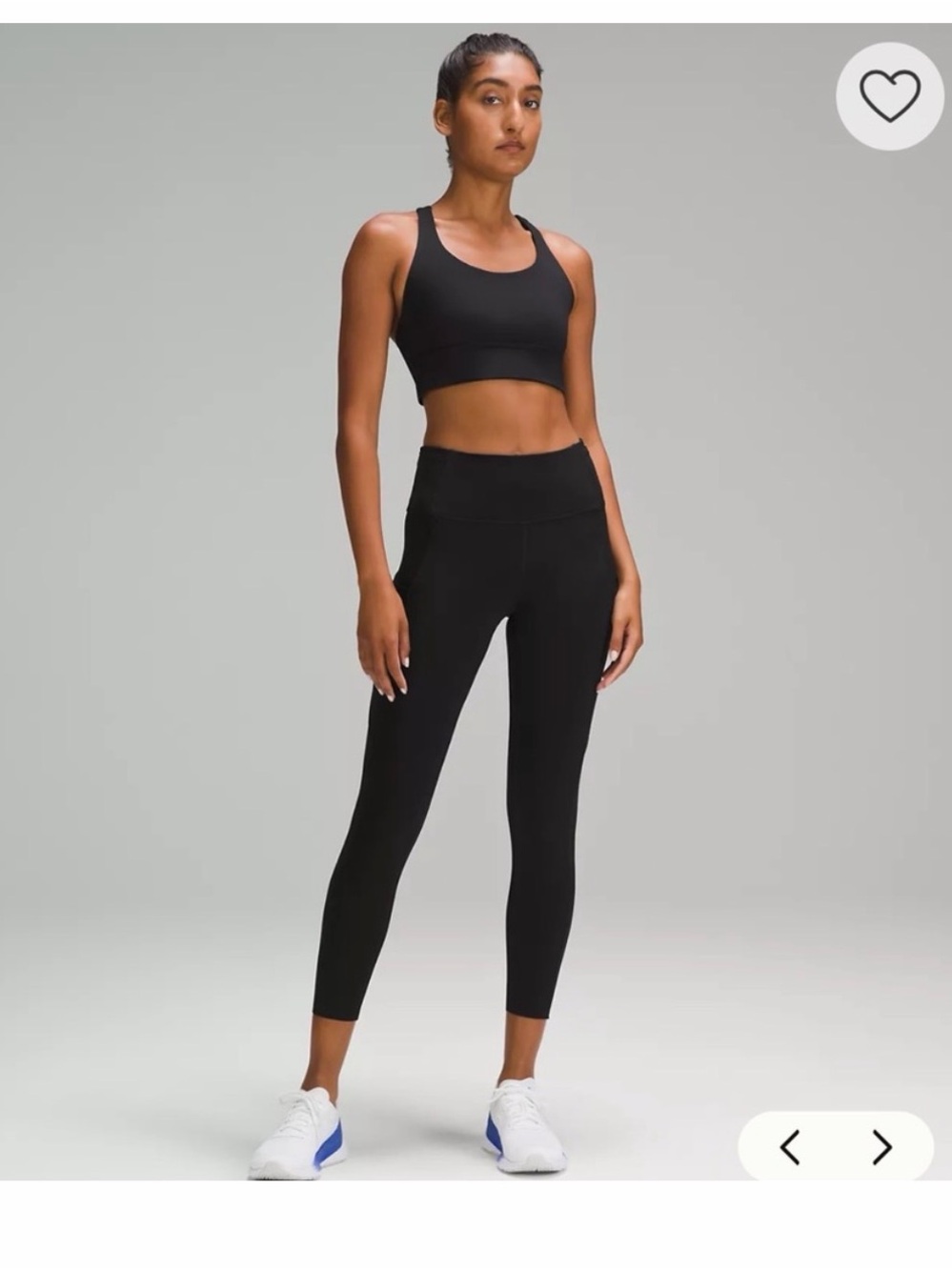 Lululemon Fast & Free High-Rise Tight 23” Black Size 10